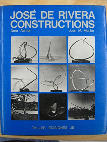 Beispielbild fr Jose De Rivera : Constructions zum Verkauf von Solr Books