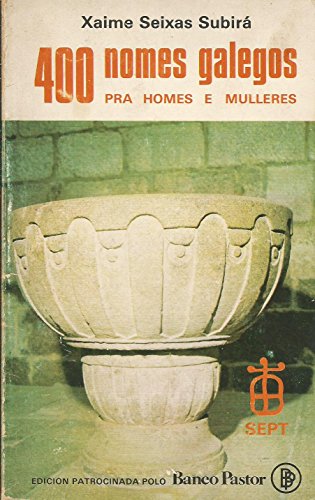 Beispielbild fr 400 nomes galegos pra homes e mulleres zum Verkauf von LibroUsado | TikBooks