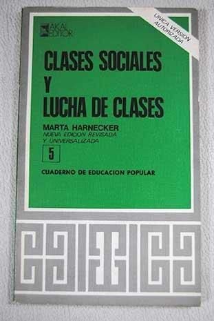 9788473394413: Clases Sociales Y Lucha De Clases (Primera edicin)