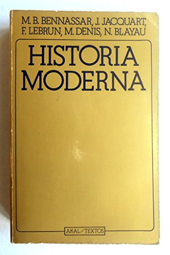 Imagen de archivo de Historia moderna a la venta por Librera Prez Galds