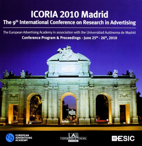 9788473567053: I Congreso ICORIA 2010. The 9th International Conference on Research in Advertising en Madrid (Libros profesionales)