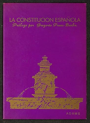 Imagen de archivo de La Constitucion Espanola de 1978 a la venta por Hamelyn