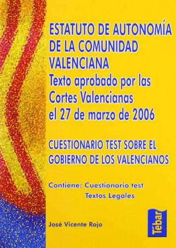 Imagen de archivo de ESTATUTO DE AUTONOMA DE LA COMUNIDAD VALENCIANA. a la venta por KALAMO LIBROS, S.L.