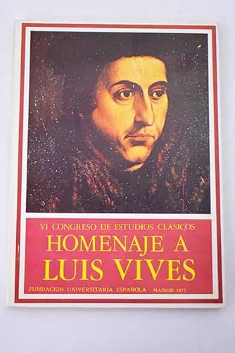9788473920308: Homenaje a Luis Vives: 20 (Monografas)