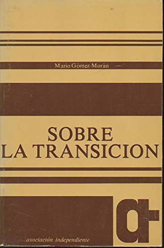 Imagen de archivo de Sobre la transicin a la venta por Librera Prez Galds