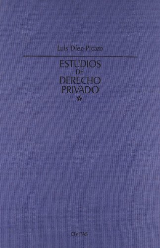 Stock image for Estudios de Derecho privado. for sale by MARCIAL PONS LIBRERO