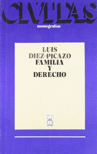 Stock image for Familia y derecho (Monografi?as Civitas) (Spanish Edition) for sale by Iridium_Books