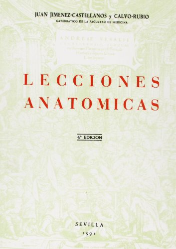 Stock image for LECCIONES ANATOMICAS. for sale by KALAMO LIBROS, S.L.