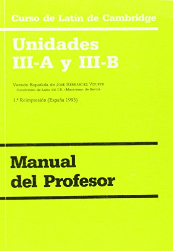 Stock image for Unidad III-A y III-B: Versin espaola (Manuales Universitarios) for sale by medimops