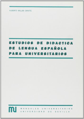 Imagen de archivo de Estudio de didactica de lengua espaola para universitarios a la venta por medimops