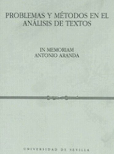 PROBLEMAS Y METODOS ANALISIS DE TEXTOS