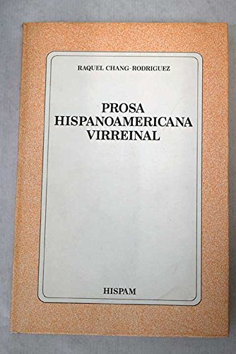 Stock image for PROSA HISPANOAMERICANA VIRREINAL for sale by Libros Latinos