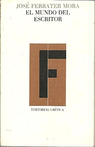 Beispielbild fr El mundo del escritor (Lecturas de filologi?a) (Spanish Edition) zum Verkauf von Iridium_Books