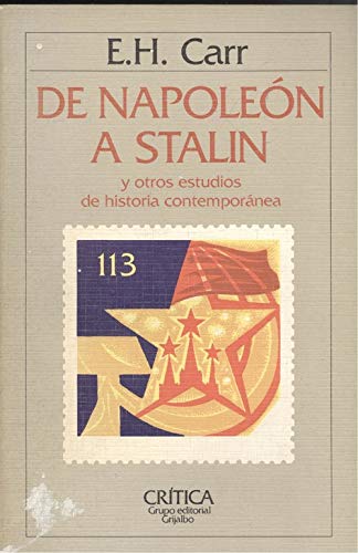 De NapoleÃ³n a Stalin y otros estudios de historia contemporÃ¡nea (9788474232080) by CARR E. H.