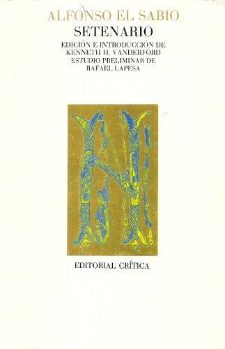 Imagen de archivo de Setenario (Lecturas de filologi?a) (Spanish Edition) a la venta por Iridium_Books