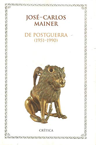 9788474236569: De postguerra (1951-1990)
