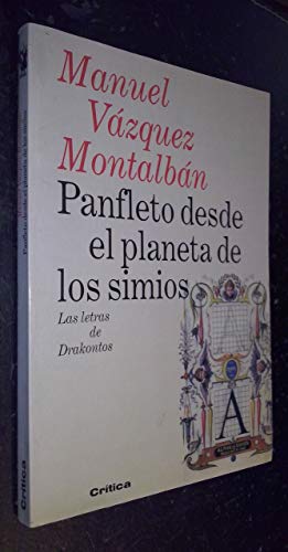 Imagen de archivo de Panfleto desde el planeta de los simios (Las letras de drakontos) (Spanish Edition) a la venta por Iridium_Books