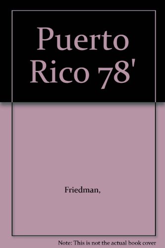 Beispielbild fr Puerto Rico 78' zum Verkauf von Wonder Book
