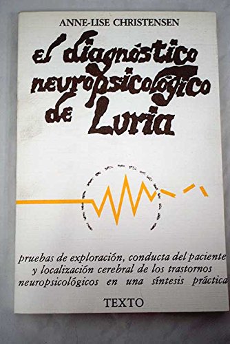 Beispielbild fr El Diagnostico Neuropsicologico de Luria zum Verkauf von Hamelyn