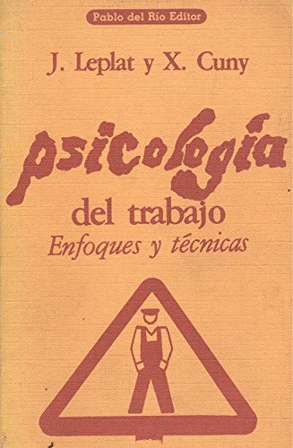 Stock image for Psicologia del trabajo for sale by Librera 7 Colores