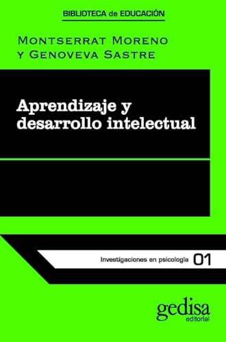 9788474320923: Aprendizaje y desarrollo intelectual