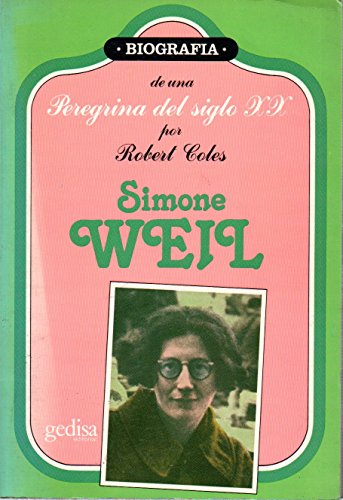 9788474323542: Simone weil.