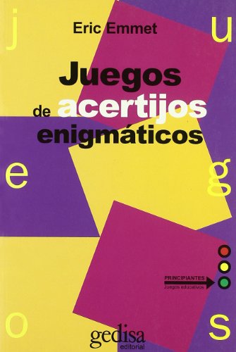 Beispielbild fr Juegos con acertijos enigmticos (Juegos (gedisa)) zum Verkauf von medimops