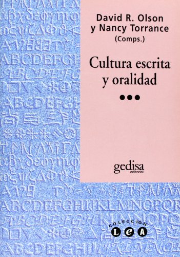 9788474325270: Cultura escrita y oralidad (SIN COLECCION)