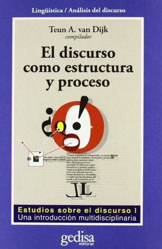 Beispielbild fr EL DISCURSO COMO ESTRUCTURA Y PROCESO zum Verkauf von KALAMO LIBROS, S.L.