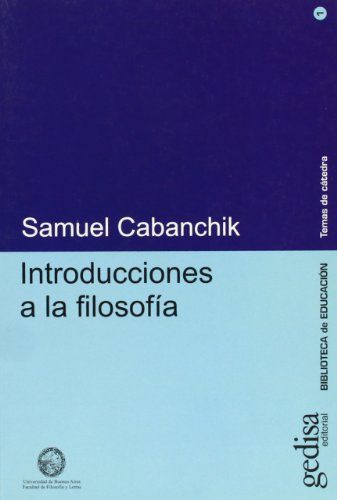 9788474327960: Introducciones a la filosofia