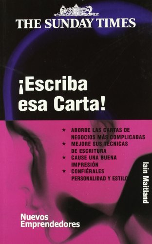 9788474328691: Escriba esa carta (Nuevos Emprendedores) (Spanish Edition)