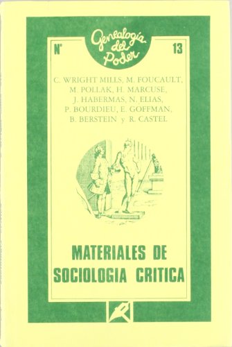Beispielbild fr MATERIALES DE SOCIOLOGIA CRITICA zum Verkauf von Hilando Libros