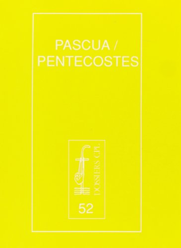 9788474672237: Pascua/Pentecosts