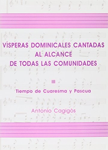 Stock image for VSPERAS DOMINICALES VOLUMEN III (LIBRO) for sale by Zilis Select Books