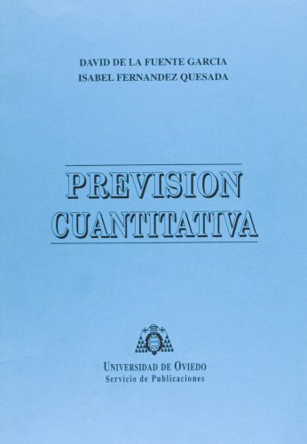 Imagen de archivo de PREVISION CUANTITATIVA a la venta por Hiperbook Espaa