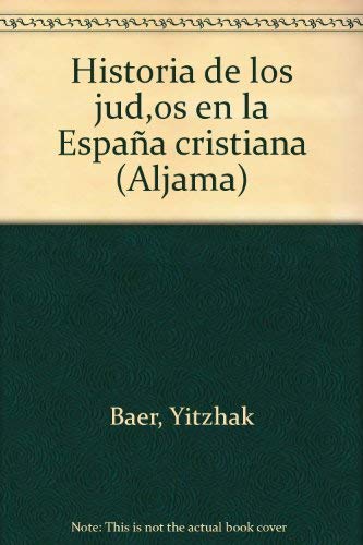 Beispielbild fr Historia de los judios en la Espaa cristiana 2 vol zum Verkauf von Librera Prez Galds