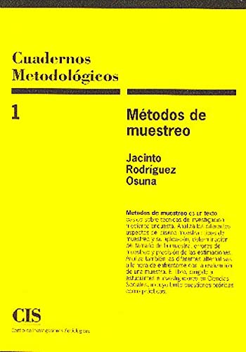 MÉTODOS DE MUESTREO ESTREO (1º REIMPRE.) - RODRÍGUEZ OSUNA, JACINTO