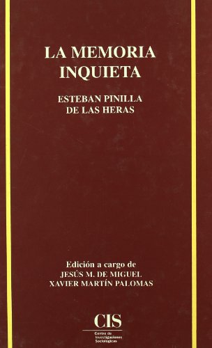 9788474762273: La memoria inquieta: Autobiografa sociolgica de los aos difciles 1935-1959 (Academia)