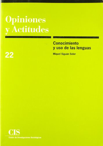 Imagen de archivo de CONOCIMIENTO Y USO DE LAS LENGUAS a la venta por Siglo Actual libros