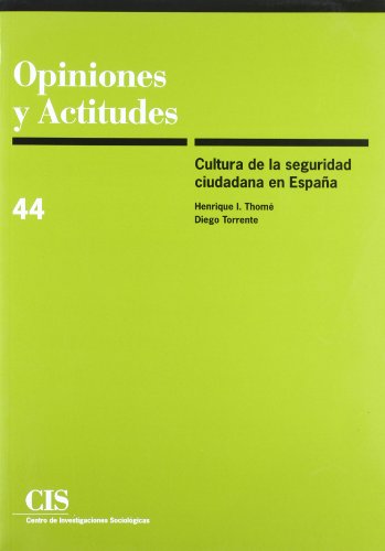 Imagen de archivo de CULTURA DE LA SEGURIDAD CIUDADANA EN ESPAA a la venta por Siglo Actual libros