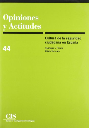 Stock image for CULTURA DE LA SEGURIDAD CIUDADANA EN ESPAA for sale by Siglo Actual libros