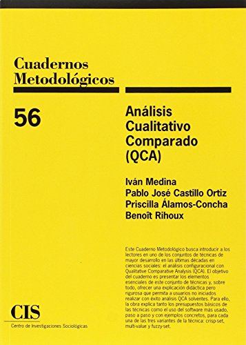 Beispielbild fr ANLISIS CUALITATIVO COMPARADO (QCA) zum Verkauf von Zilis Select Books