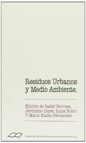 Imagen de archivo de Residuos urbanos y medio ambiente. a la venta por Iridium_Books