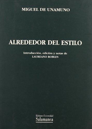 Imagen de archivo de ALREDEDOR DEL ESTILO a la venta por Siglo Actual libros