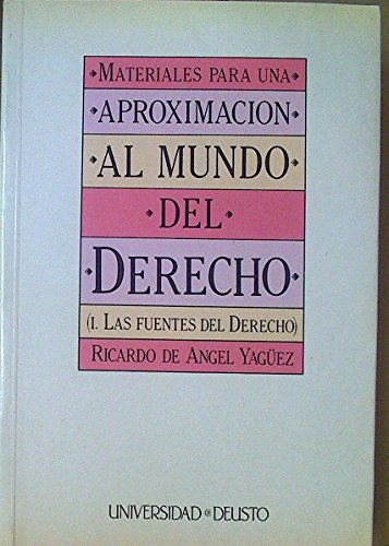 Stock image for Materiales para una aproximacio?n al mundo del derecho (Publicaciones de la Universidad de Deusto. Derecho) (Spanish Edition) for sale by Iridium_Books
