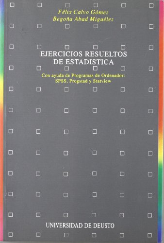 Imagen de archivo de Ejercicios Resueltos de Estadstica: con Ayuda de Programas de Ordenador : Spss, Progstad y Staltview a la venta por Hamelyn