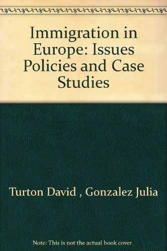Beispielbild fr Immigration in Europe: Issues, Policies and Case Studies zum Verkauf von Zubal-Books, Since 1961