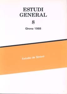 Imagen de archivo de Estudis De Sintaxi a la venta por Daedalus Books