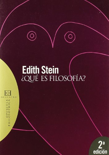 9788474909364: Qu es filosofa?: 6 (Opuscula Philosophica)