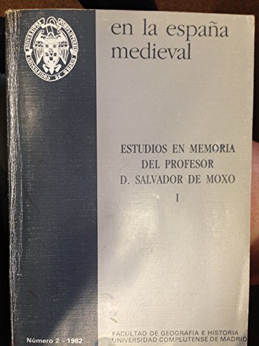 Imagen de archivo de En la Espana medieval. II, Estudios en memoria del profesor D. Salvad a la venta por Hawking Books